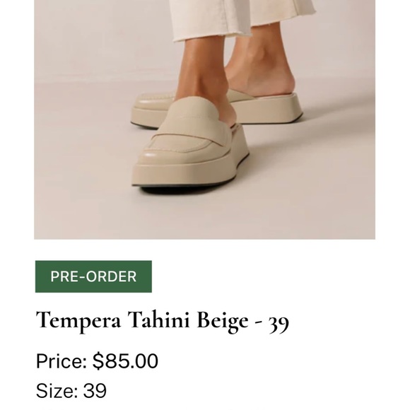 ALOHAS Cream Mules - Picture 2 of 6